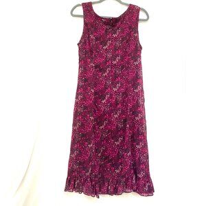 Vtg Y2K Womens Whimsigoth Fairy Dress Size 12 Purple Sleeveless Fairycore Grunge